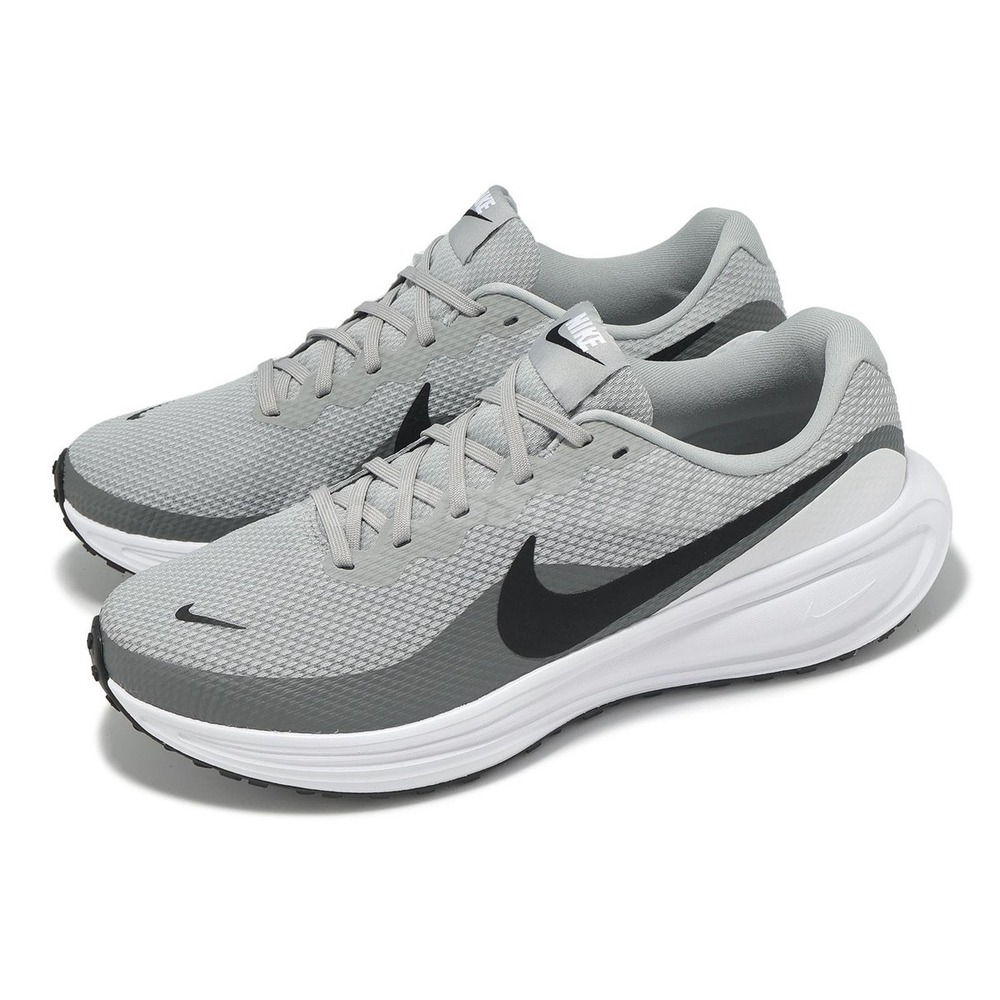 Nike Revolution 7 Mens Running Shoes Grey Black HJ9198-004 Size 9.5
